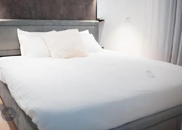 Luxury 2-bedroom 2-bath With Balcony Near Pipera Metro Apartman